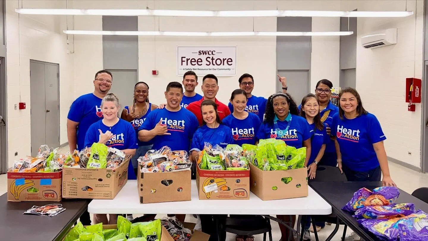 Mahalo nui loa to Hawaii Pacific University, Southwest Airlines, Zeal IT Consultants, and National University for including SWCC in your incredible service project!

We were truly inspired to hear how deeply volunteerism is embedded in your corporate