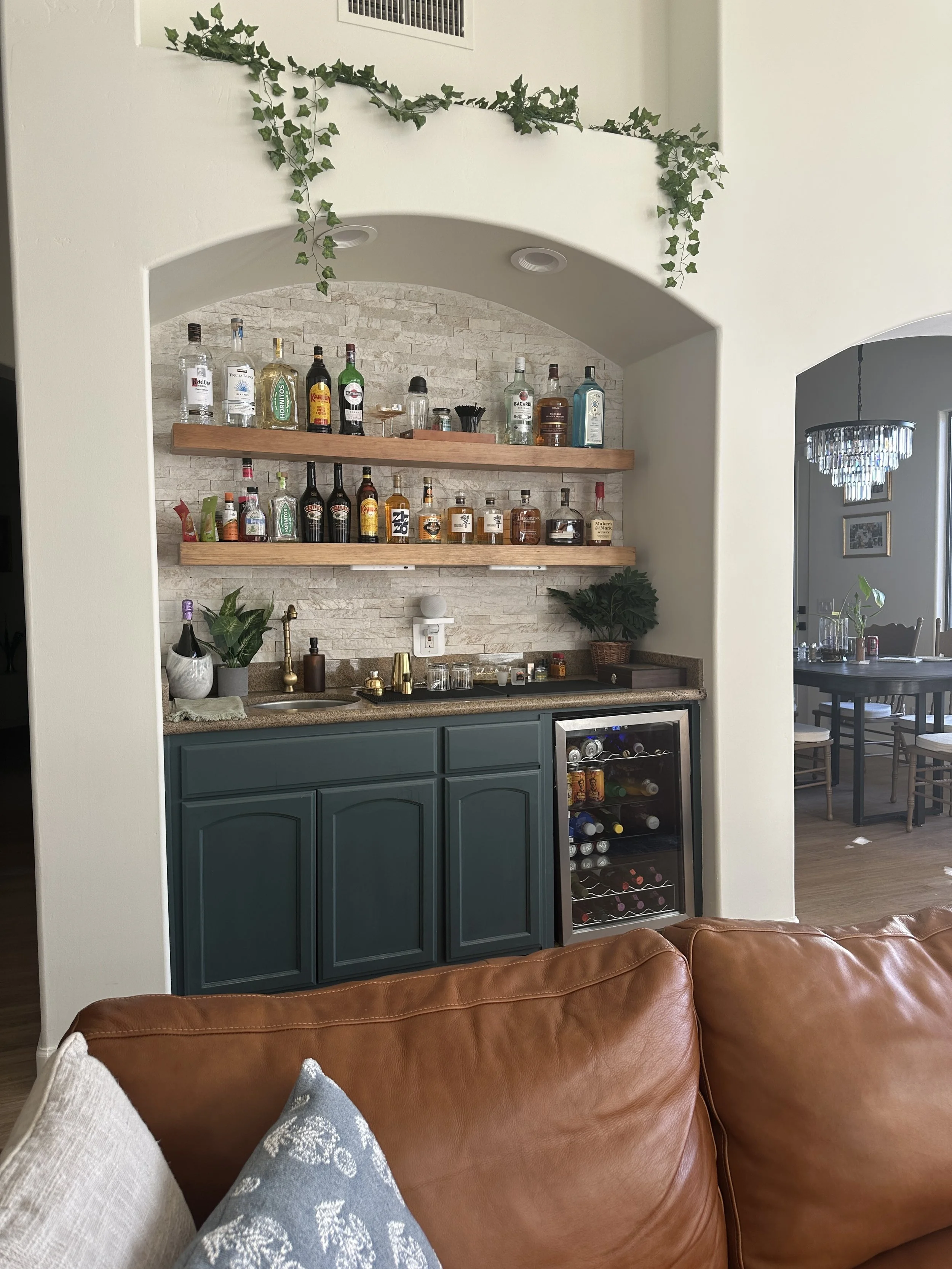 After- Living room, bar