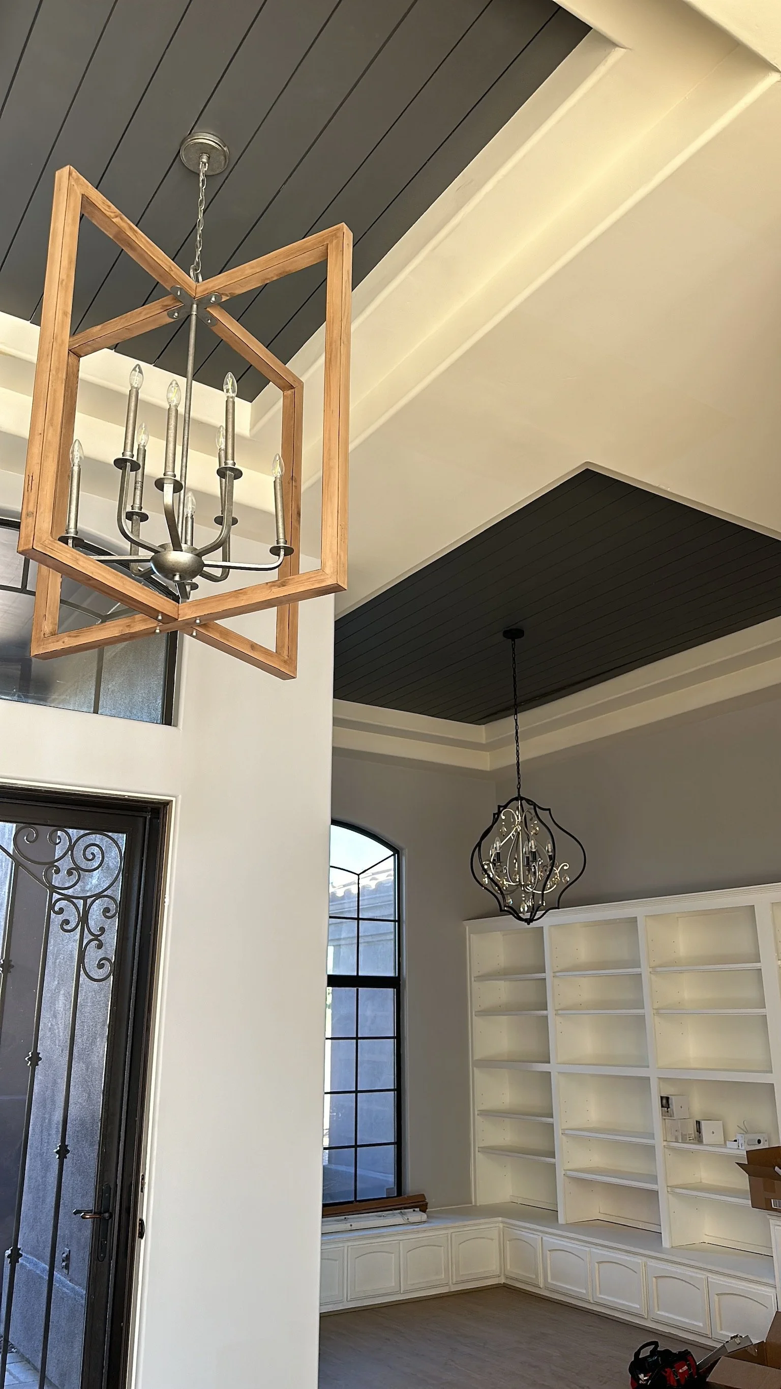 Before- Front entrance, library 