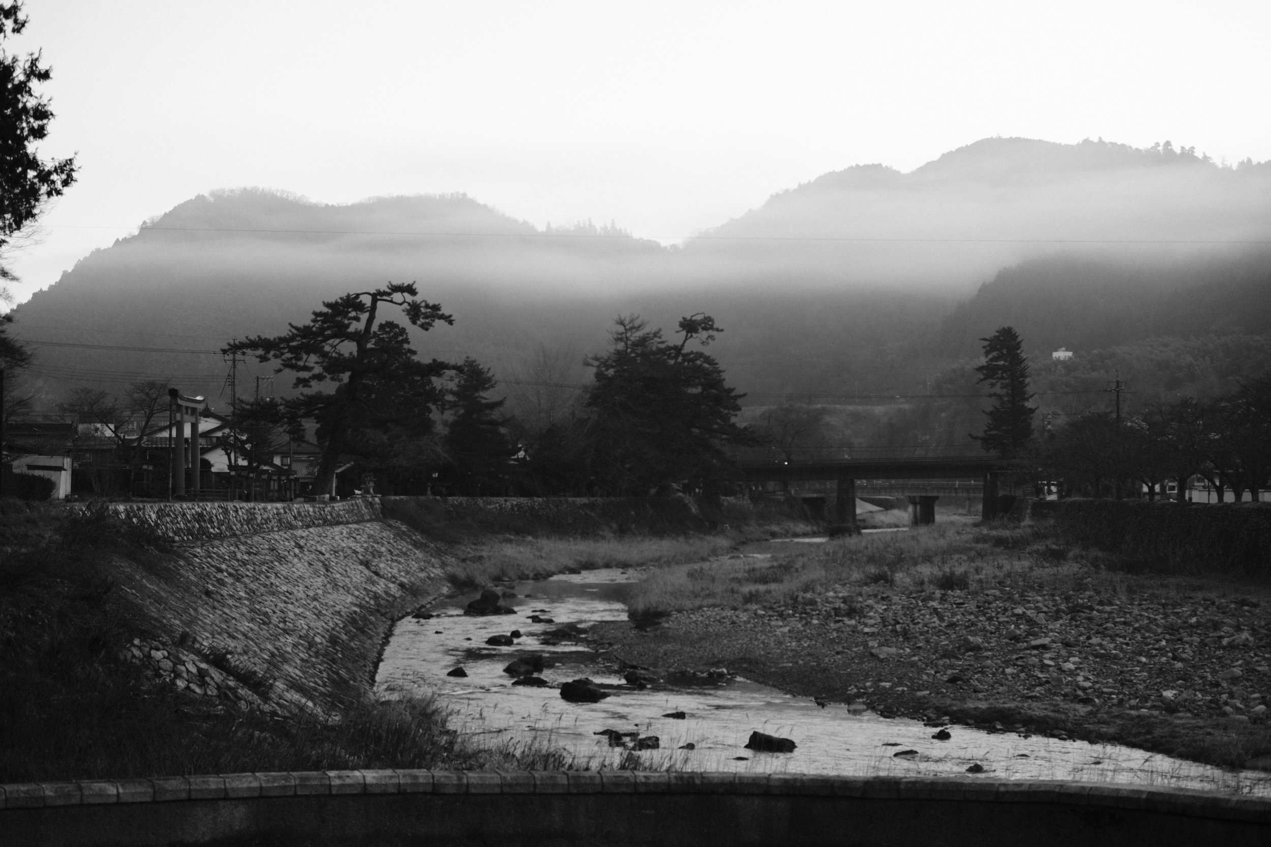 Tsuwano in the morning mist