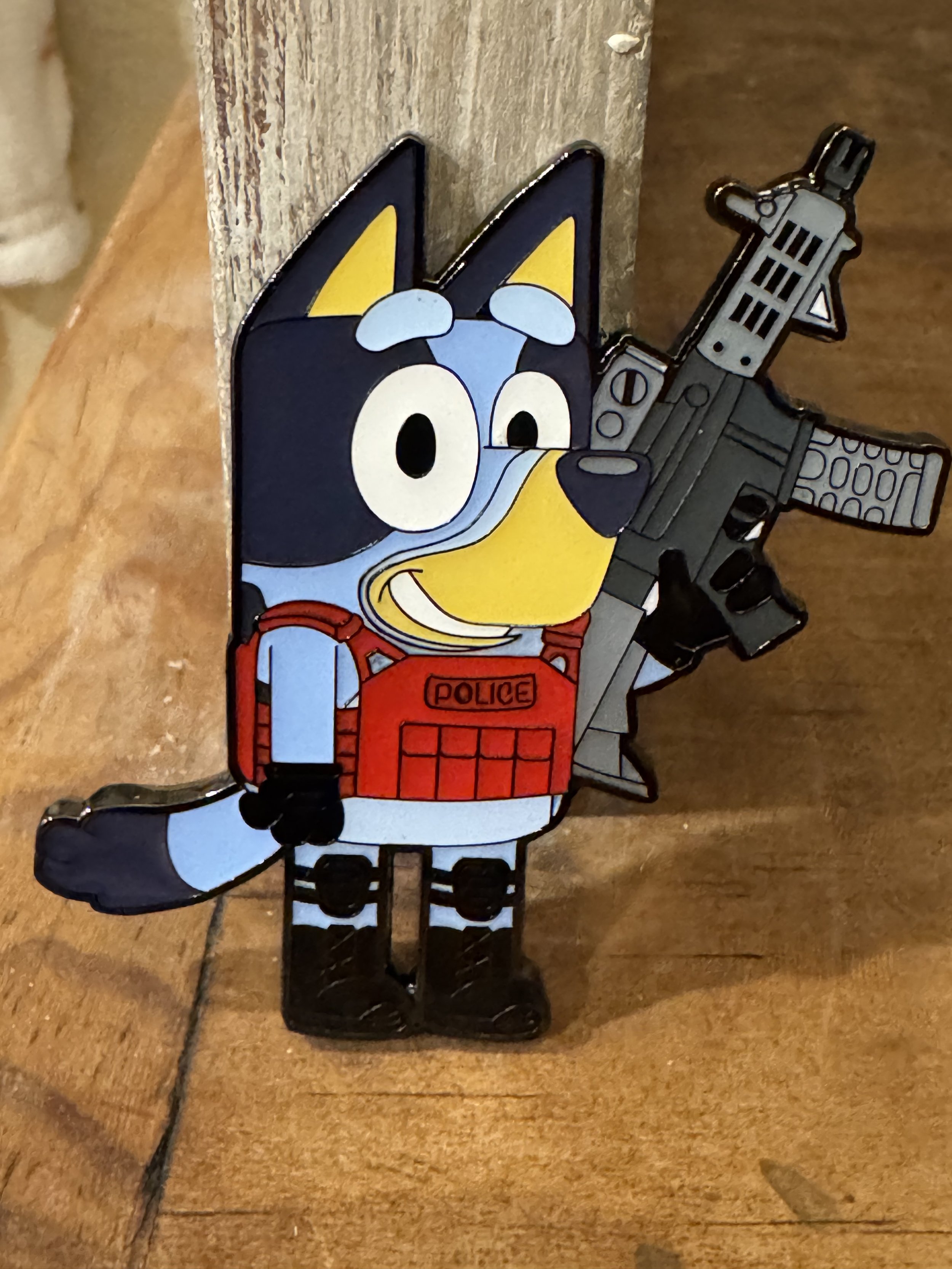 Tactical Bluey challenge coin