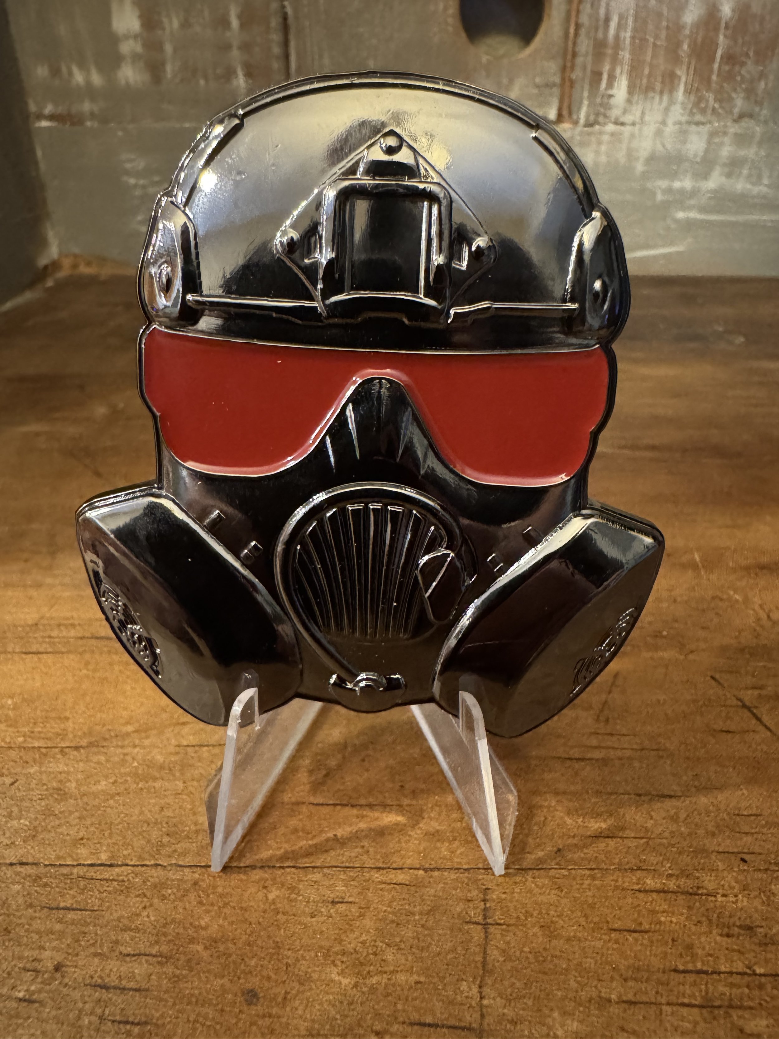 Gas Mask Challenge Coin