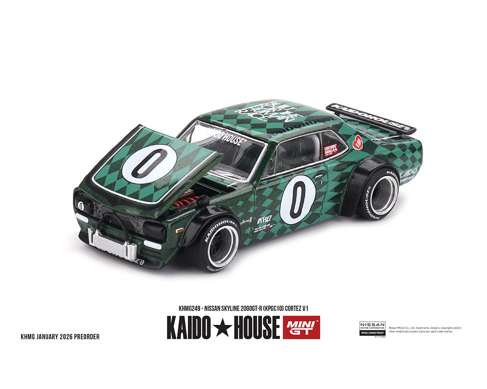 (Preorder) Kaido House x Mini GT 1:64 Nissan Skyline 2000GT-R (KPGC10) Cortez V1