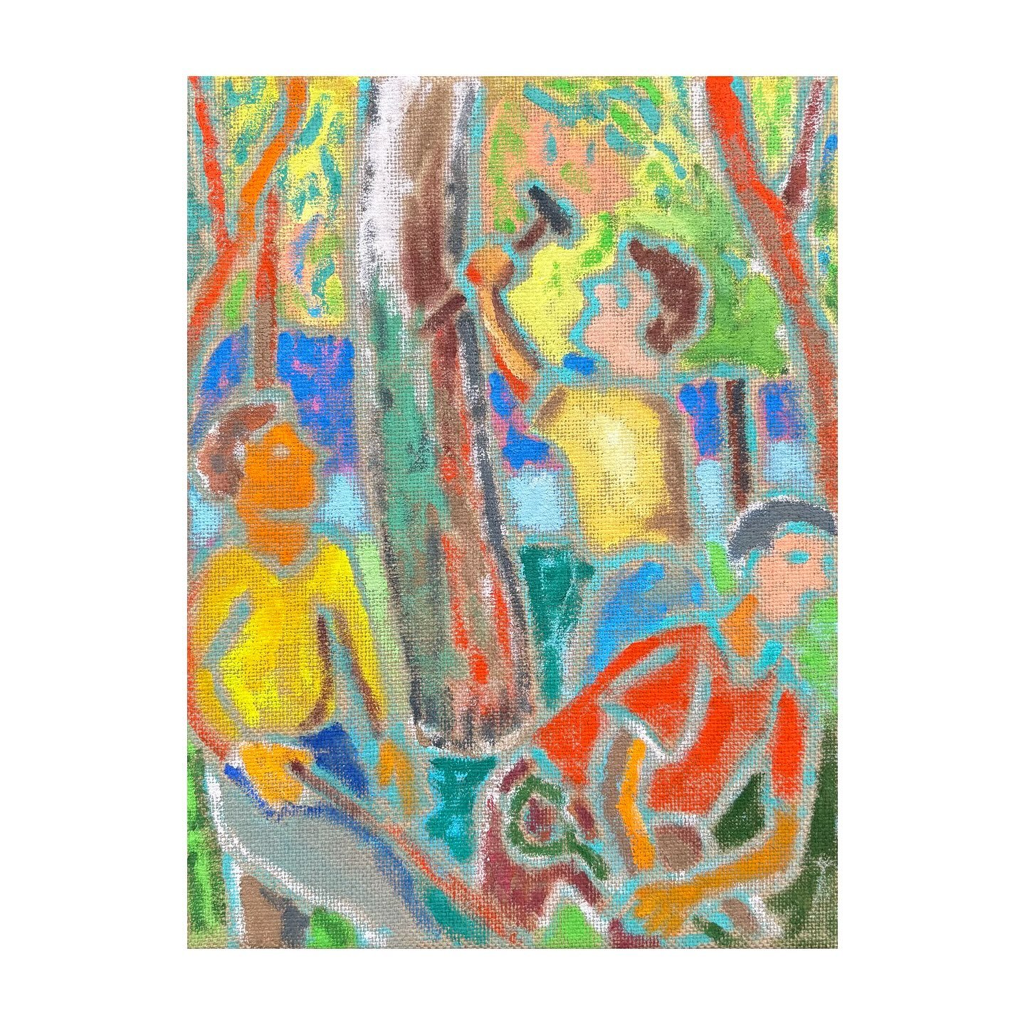 &ldquo;Ten kemps&rdquo;
Acrylic on unprimed jute.

Working on a smaller scale from recent drawings.

#abstract #assemblage #contemporaryabstract #abstractartforsale #canvaspainting #acrylicpainting #studio #colour #figurativepainting2024 #artbuyer #m