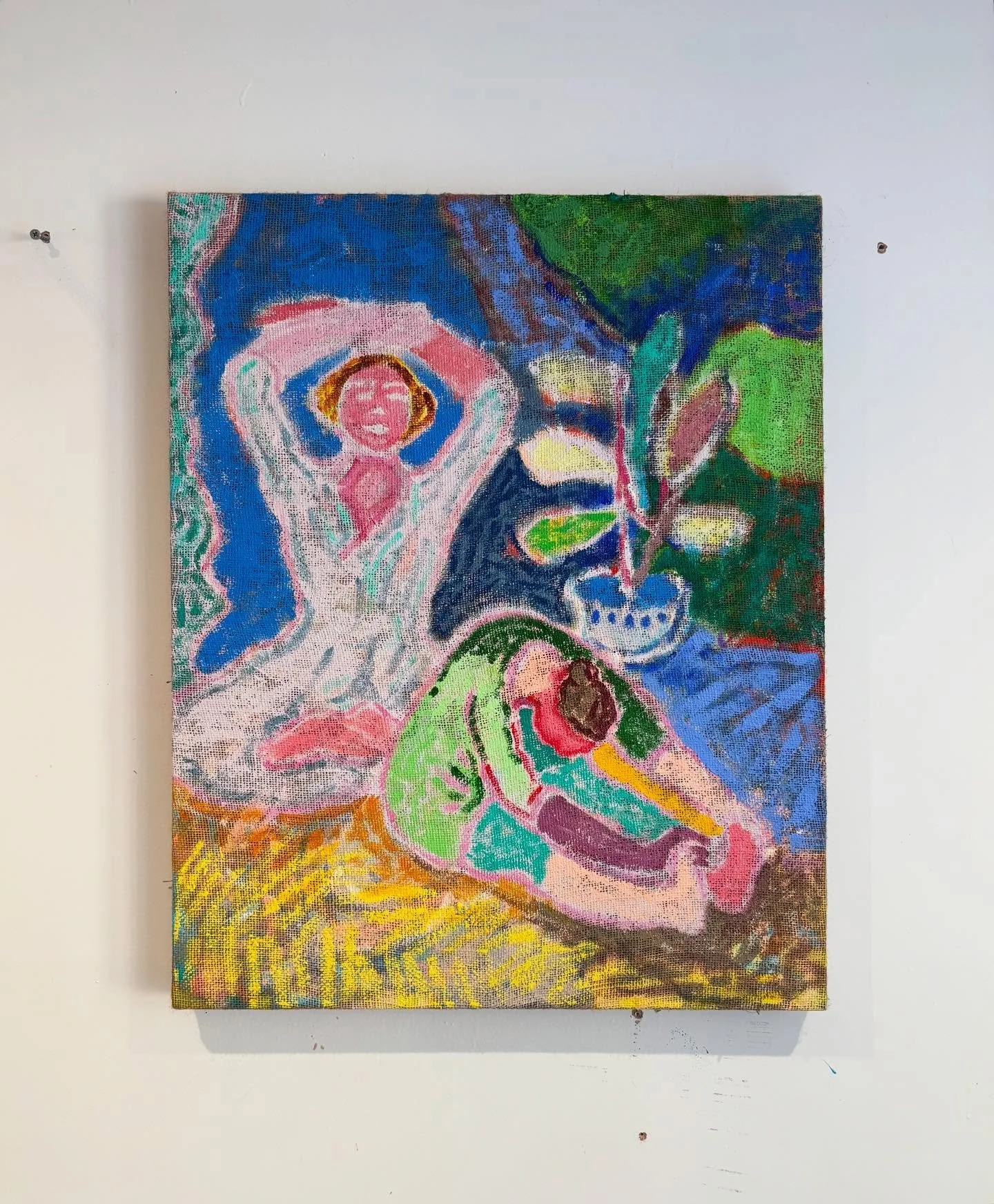 &ldquo;Arm stubble&rdquo; 
Acrylic and oil bar on hessian.

#abstract #assemblage #contemporaryabstract #abstractartforsale #canvaspainting #acrylicpainting #studio #colour #figurativepainting2024 #artbuyer #modernism #simple #contemporarypaintingexh