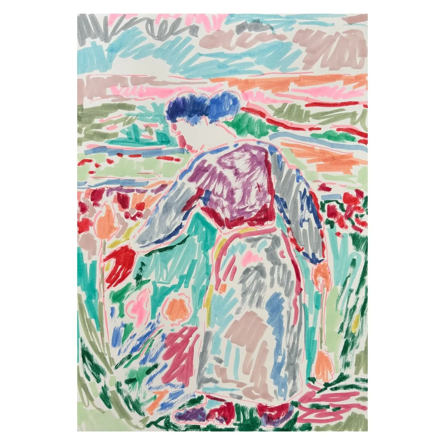 &ldquo;Crocks&rdquo;
Pen and watercolour on paper

#felttippendrawing #penlinesketching #fineartportraiture #matisseinspired #sketchbookdrawing #pageofasketchbook #fauvisminspired #inkworkonpaper #chunkylinework #simplicity #contemporaryart #contempo