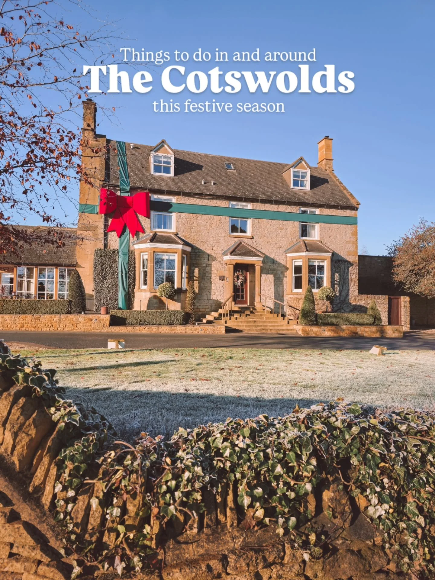 ✨🎄 A Cotswolds Christmas&hellip; straight out of a fairytale 🎄✨

Swipe through to wander twinkling lanes, steaming mugs, storybook villages and all the cosy winter magic ❄️🏰

From candlelit markets to frosty woodland walks, these are the dreamiest