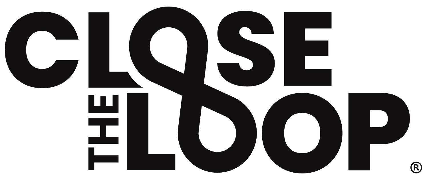 The logo for the TV show and podcast 'The Close The Loop' in black text.