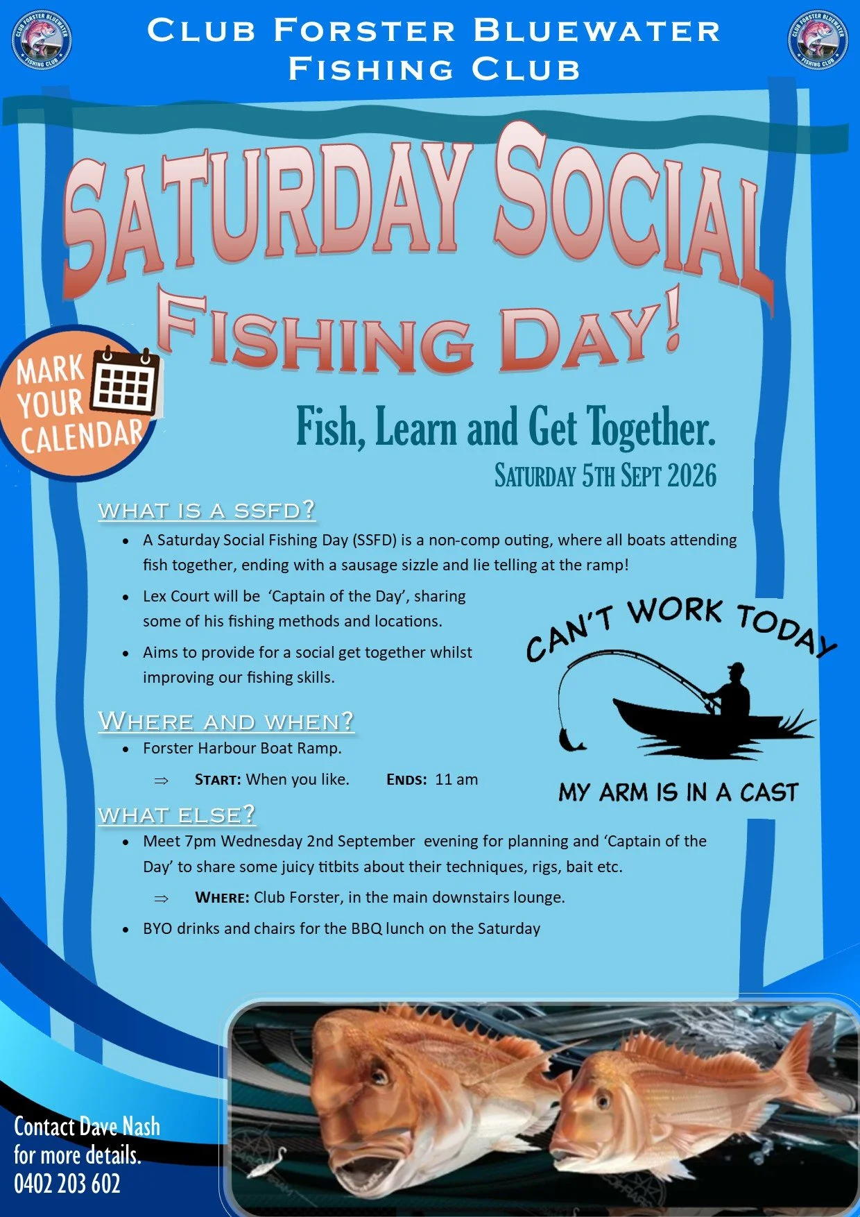 Saturday Social Fishing Day (SSFD) 