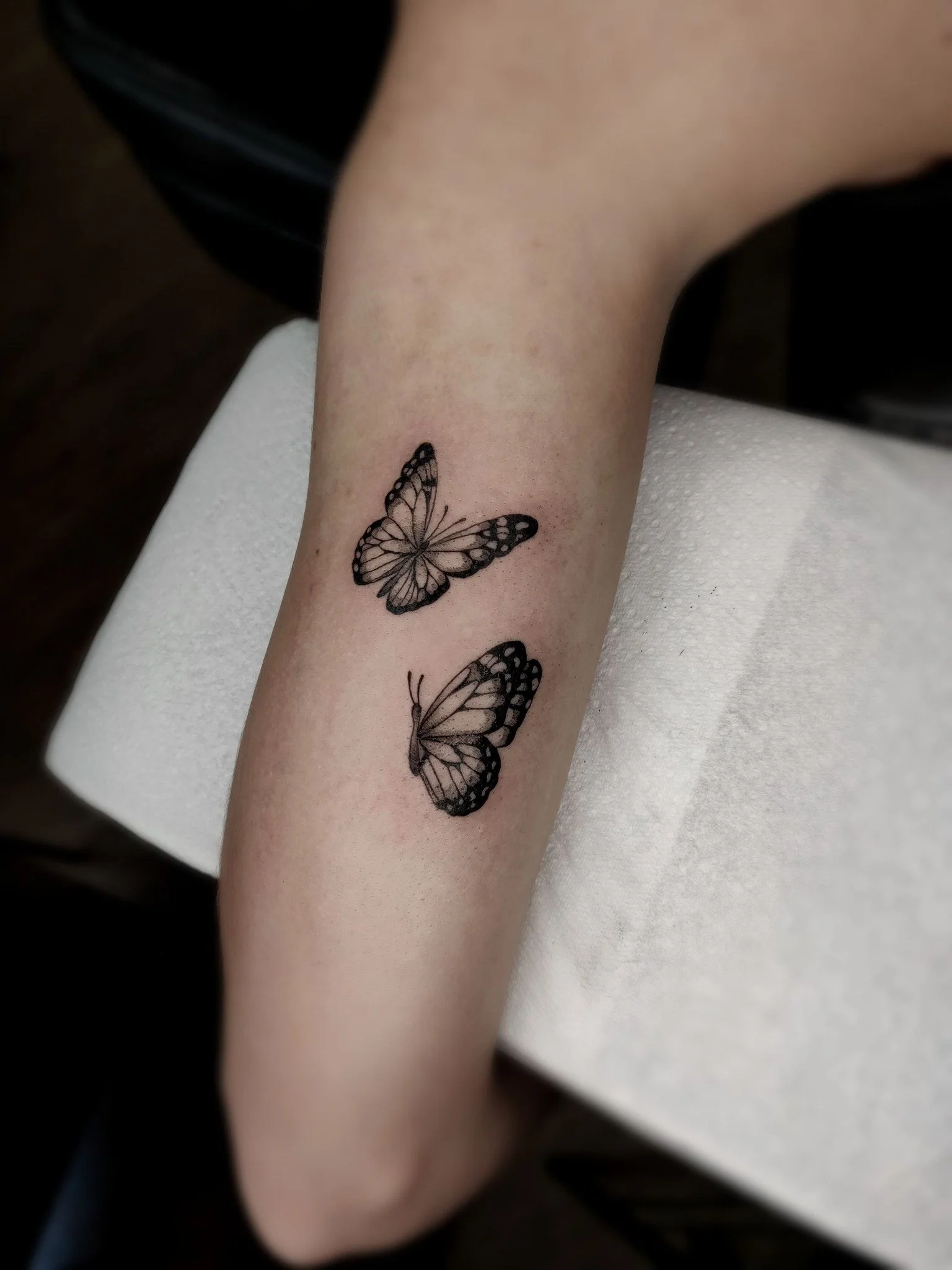 Black Butterfly Tattoo