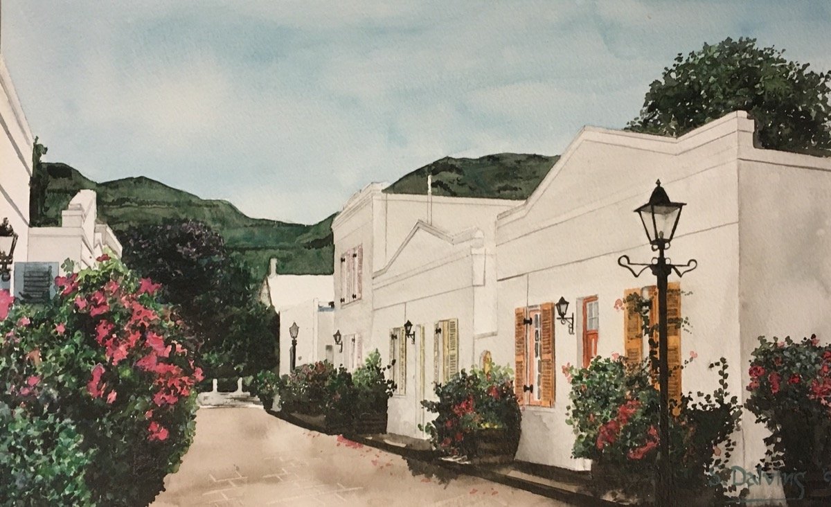 Drostyhof (South Africa)
• watercolour • 30x42cm