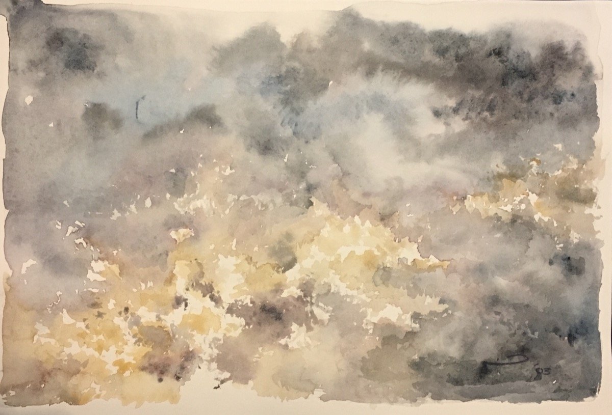 Clouds IV • watercolour • 18x26cm