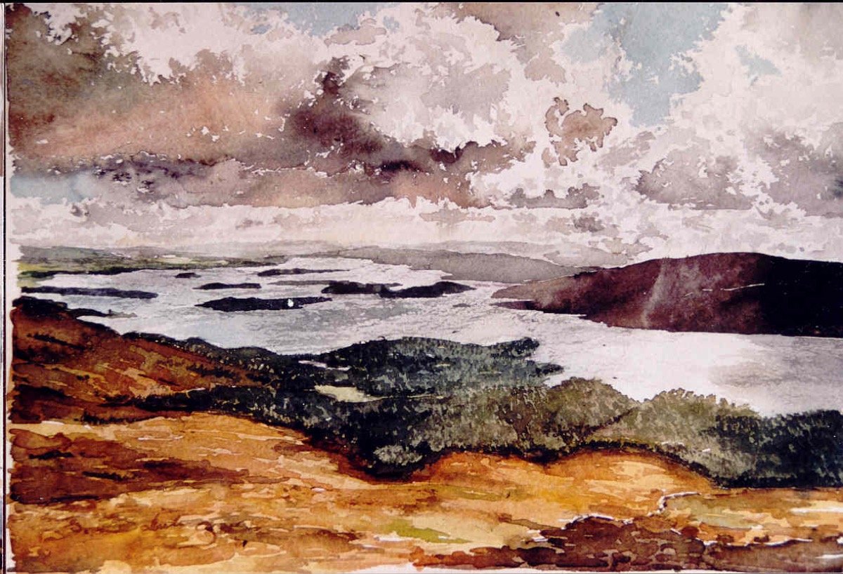 Loch 1 • watercolour • 23x33cm