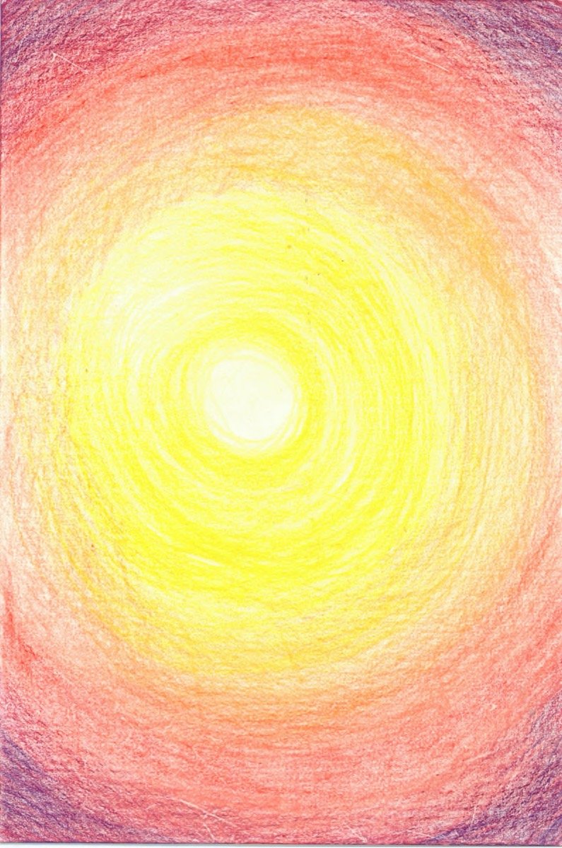 Cosmic Sun • pencil • 15x10cm