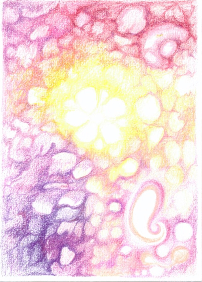 Cosmic Flower • pencil • 15x10cm