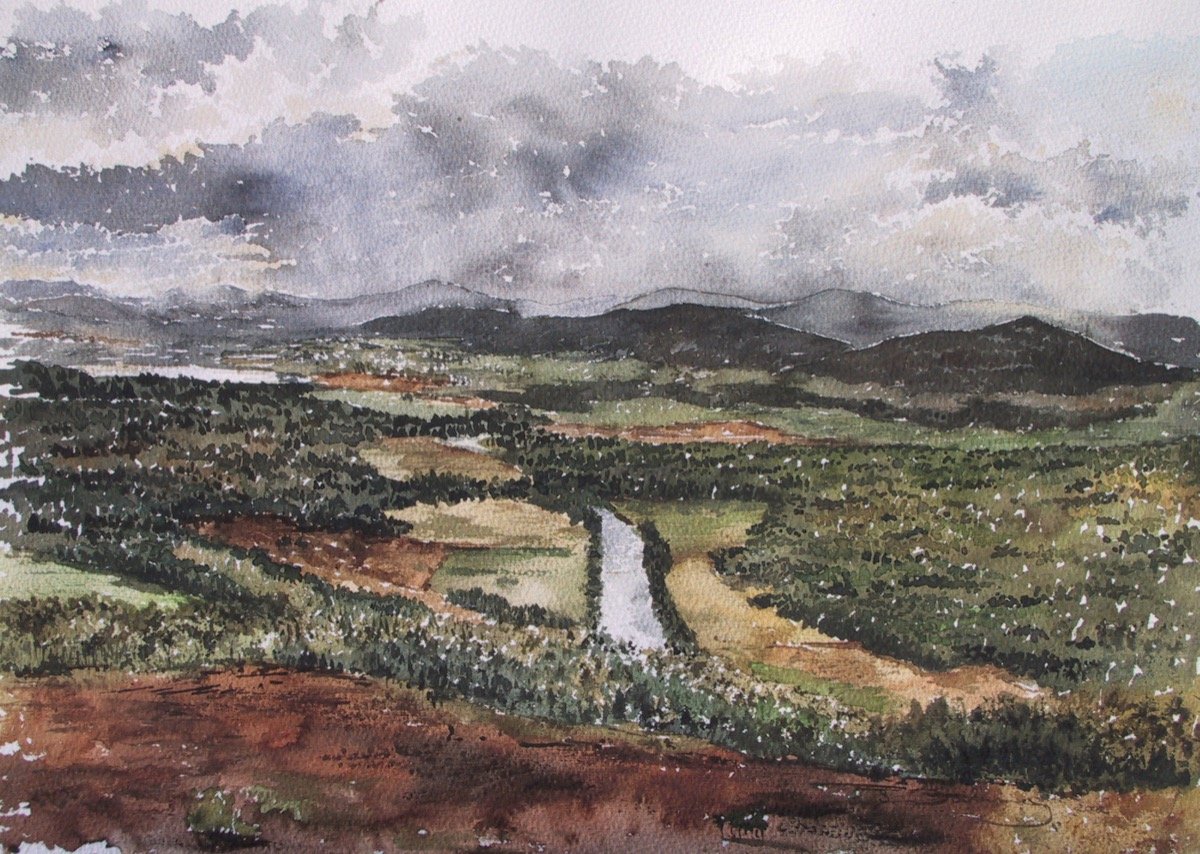Scotlandscape • watercolour • 40x60cm