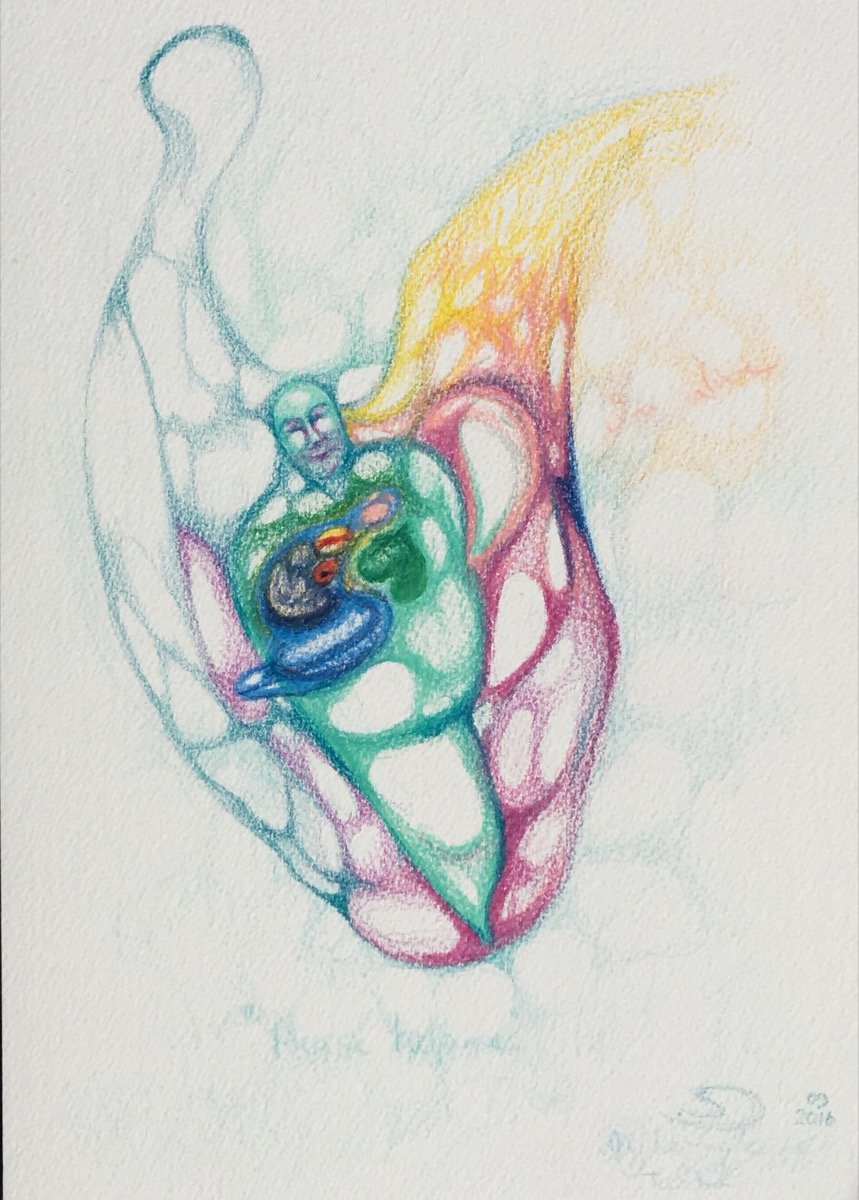 Healing • pencil • 26x18cm