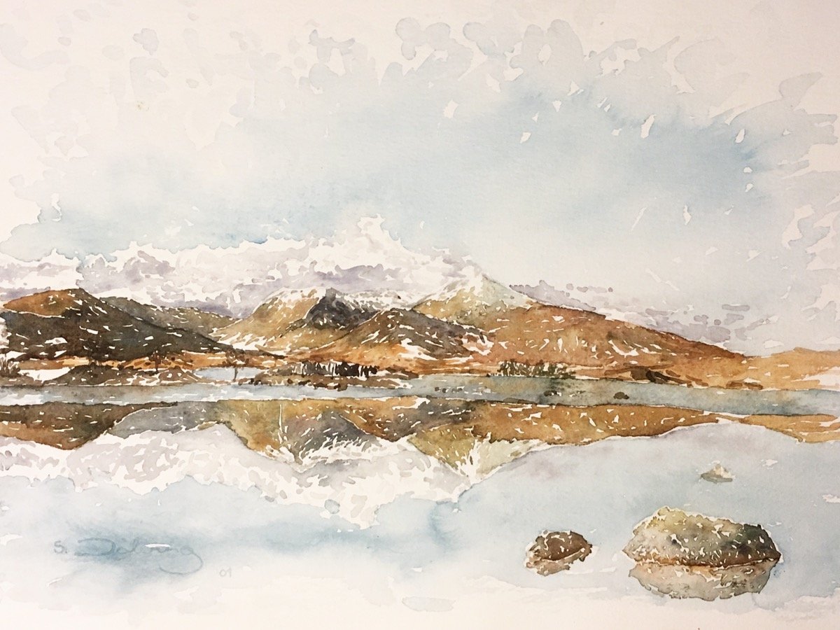 Reflections • watercolour • 30x40cm