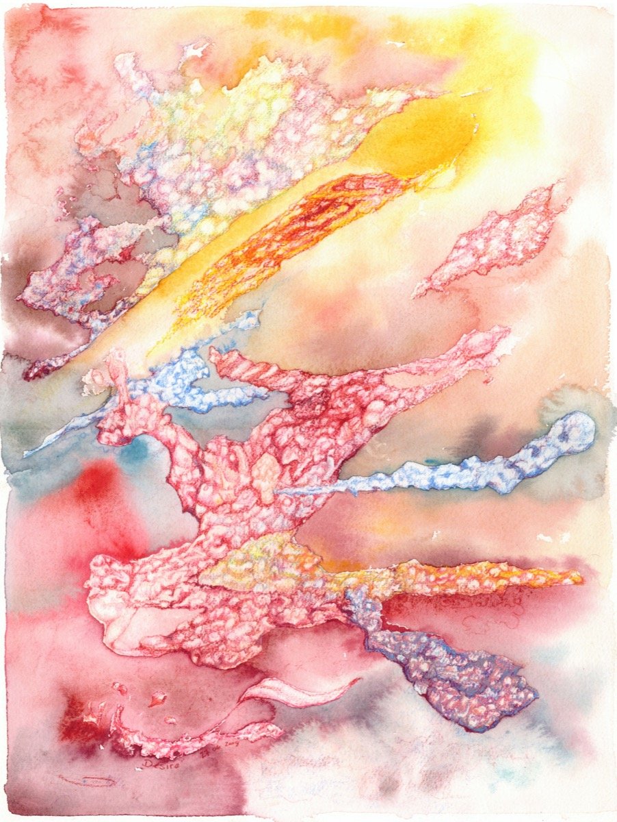 Desire • pencil & watercolour • 41x31cm