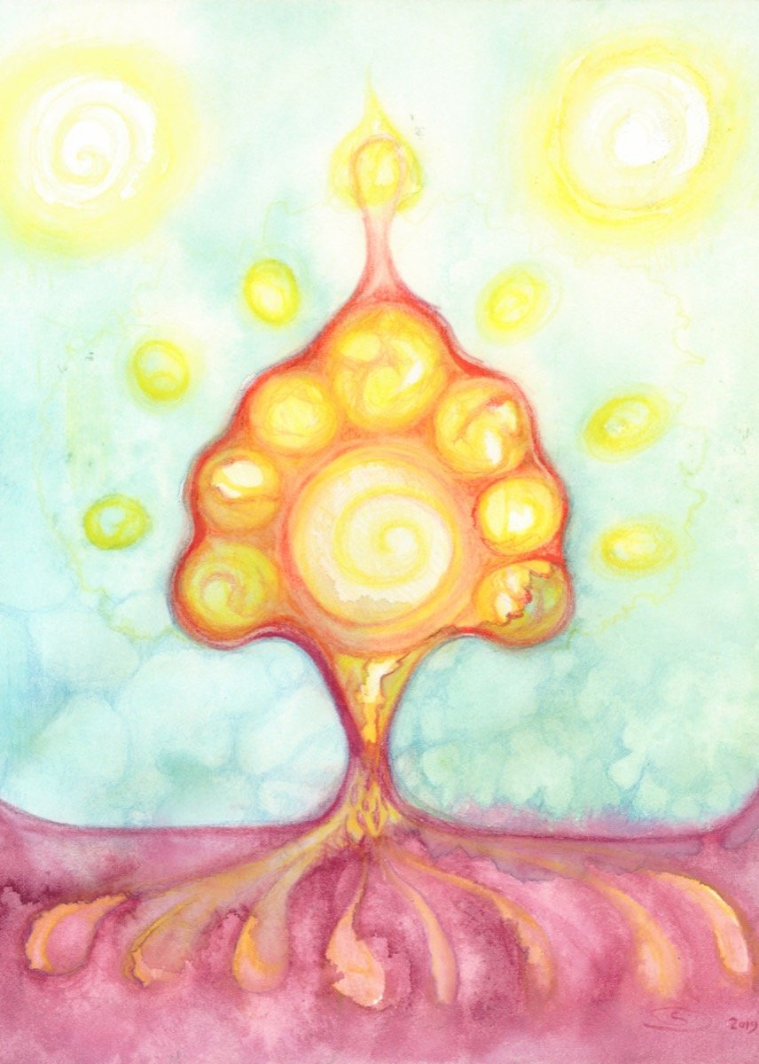 Holy Grail • pencil & watercolour • 30x23cm