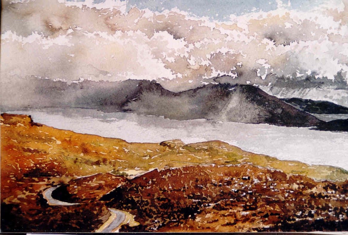 Loch 2 • watercolour • 23x33cm