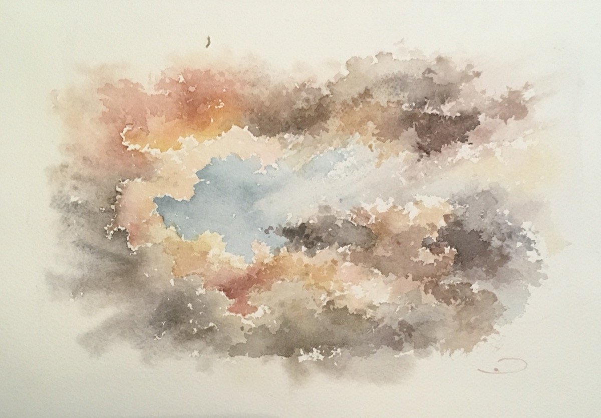Clouds II • watercolour • 18x26cm