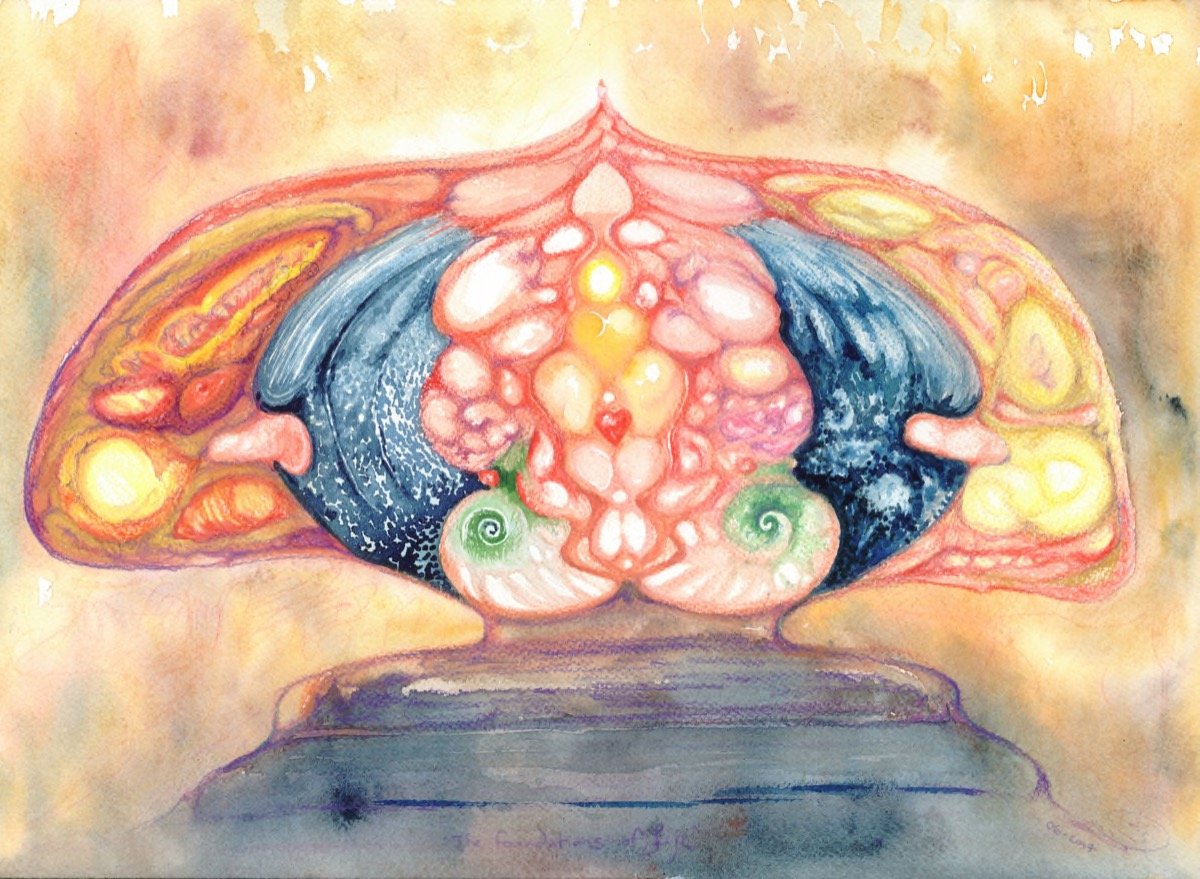The Foundation Of Life • pencil & watercolour • 26x36cm