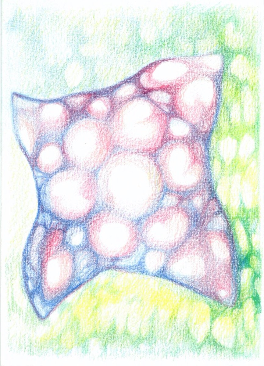 Blue Organism • pencil • 15x10cm