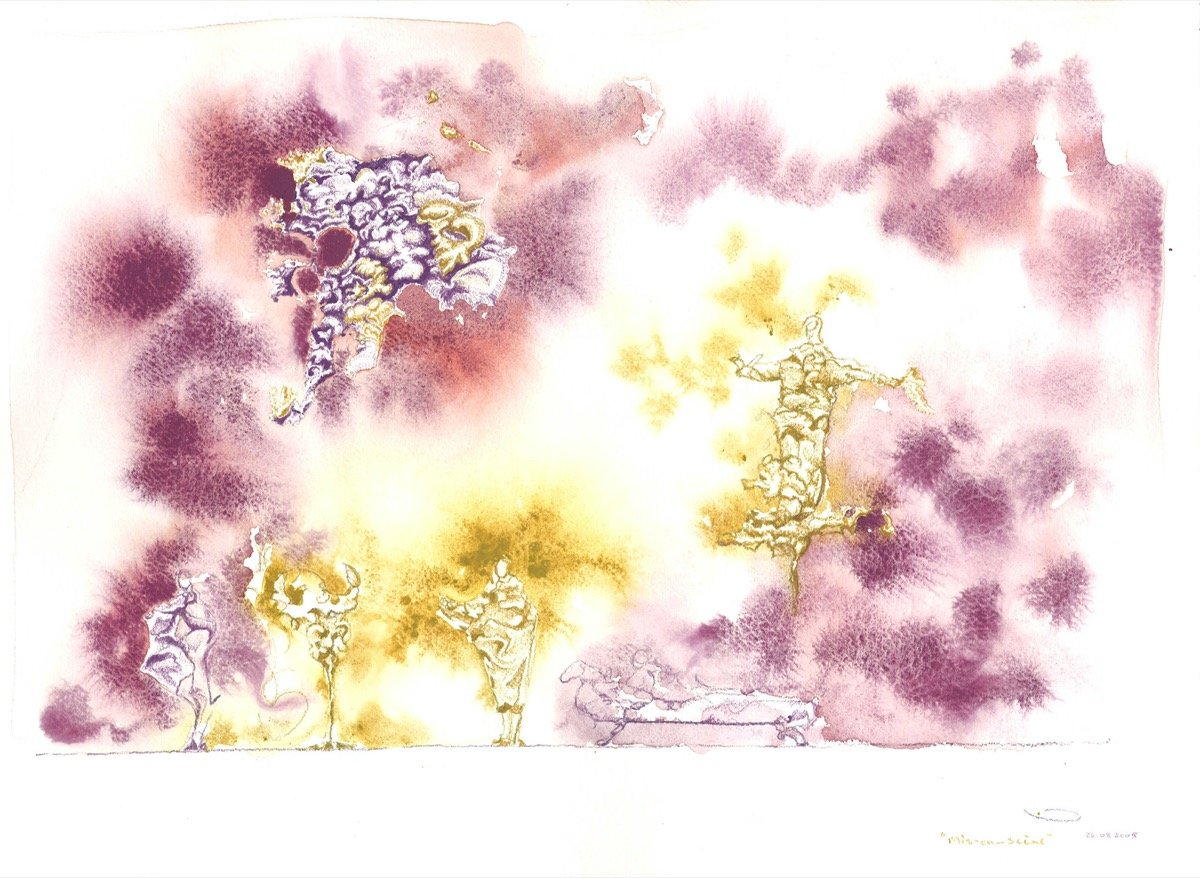 Mis-en-scene • watercolour & pencil
• 31x41cm