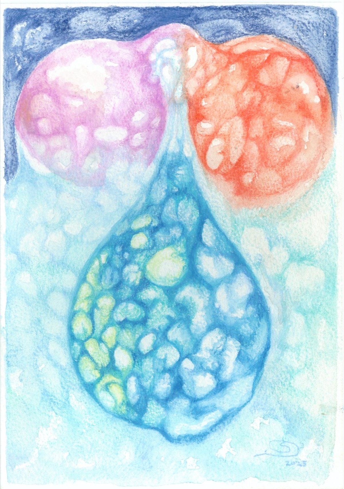 Tears from Heaven & Earth 1  • pencil  • 21x15cm