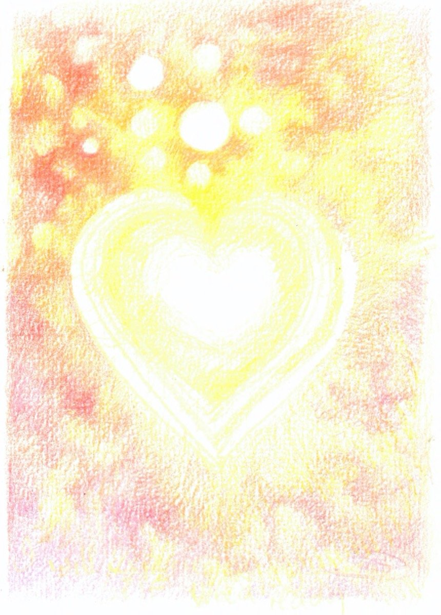 Cosmic Heart • pencil • 15x10cm