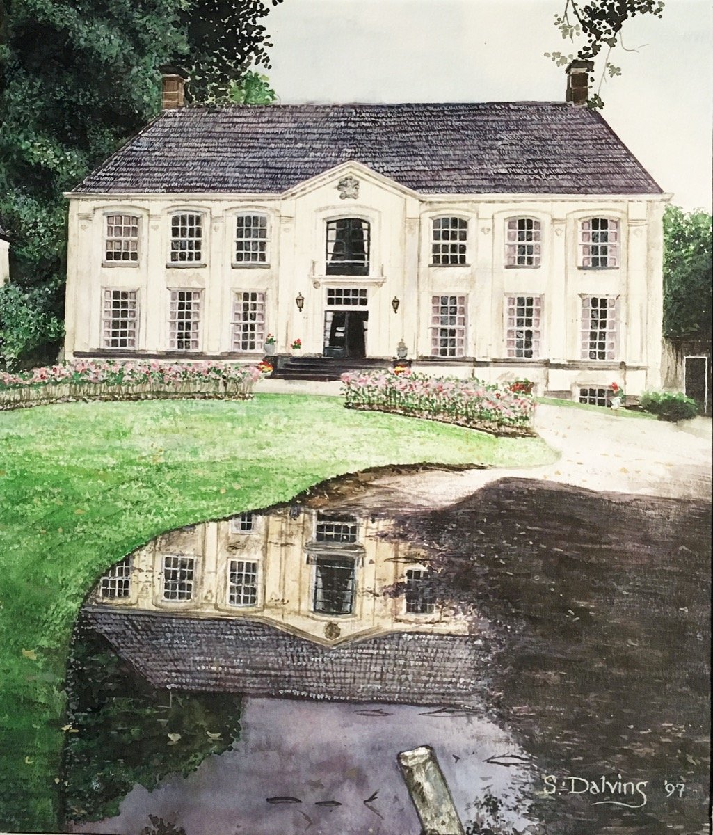 Kasteel Vogelzang (Netherlands). • watercolour • 40x30cm