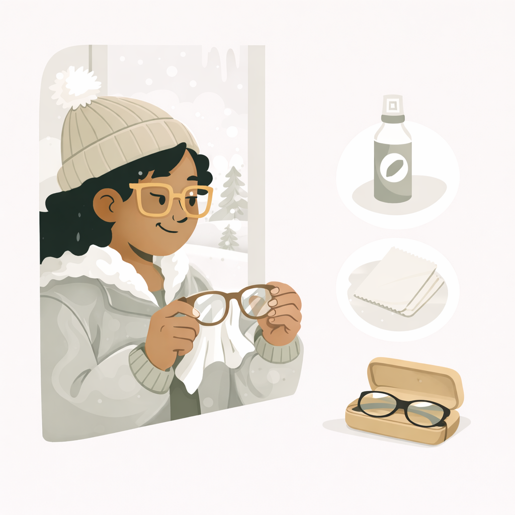 Jak se starat o brýle v zimě: čištění, šmouhy, sůl, déšť