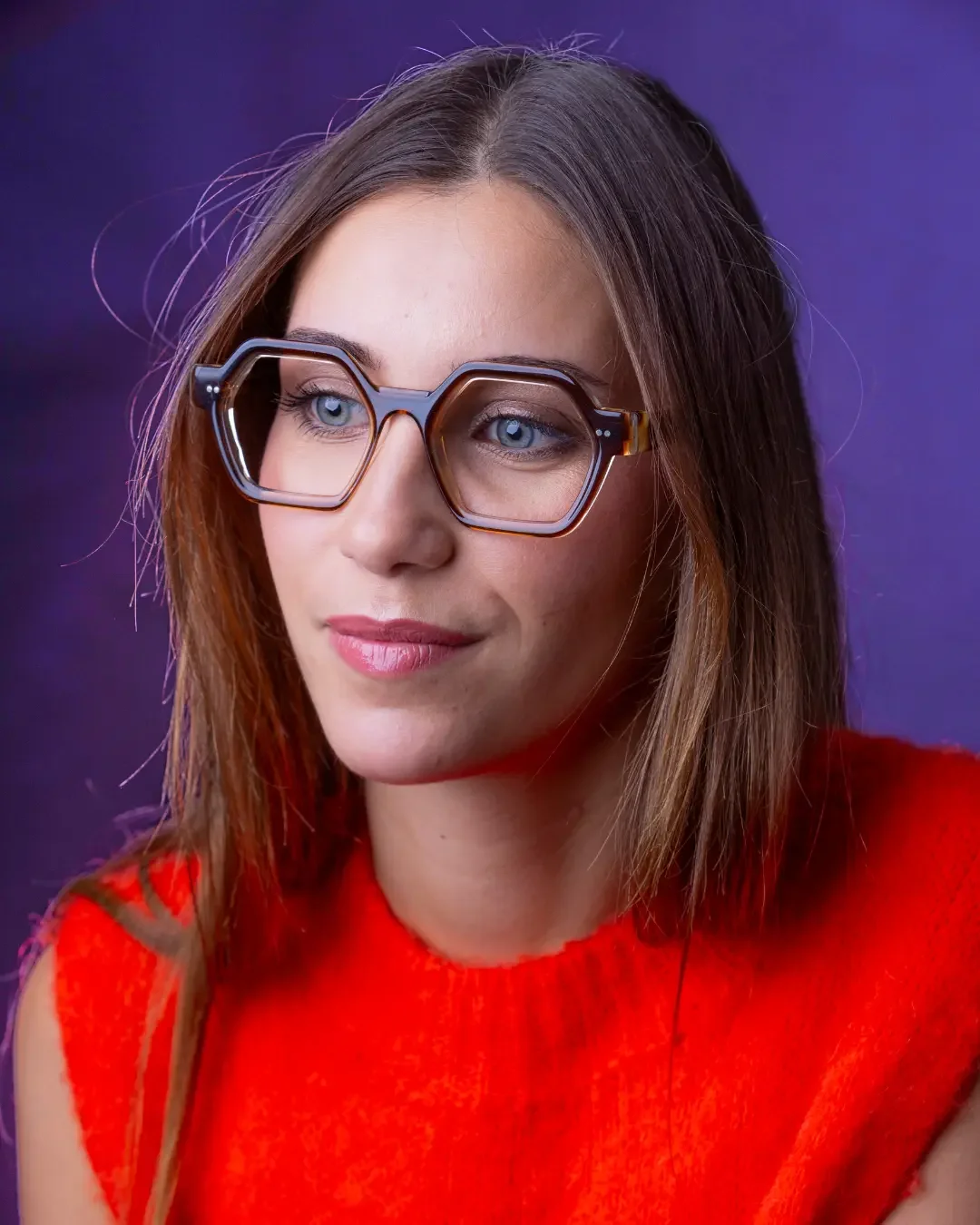 Hra s transparentností a vícebokými tvary | Ručně vyráběné brýle | Vidím