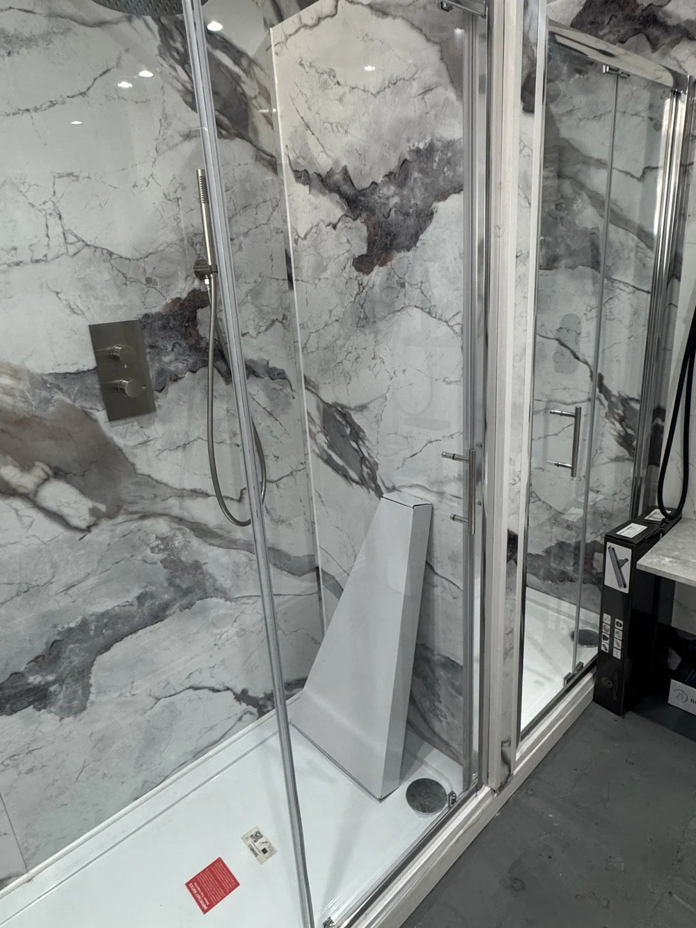 Bathroom vanity unit close-up