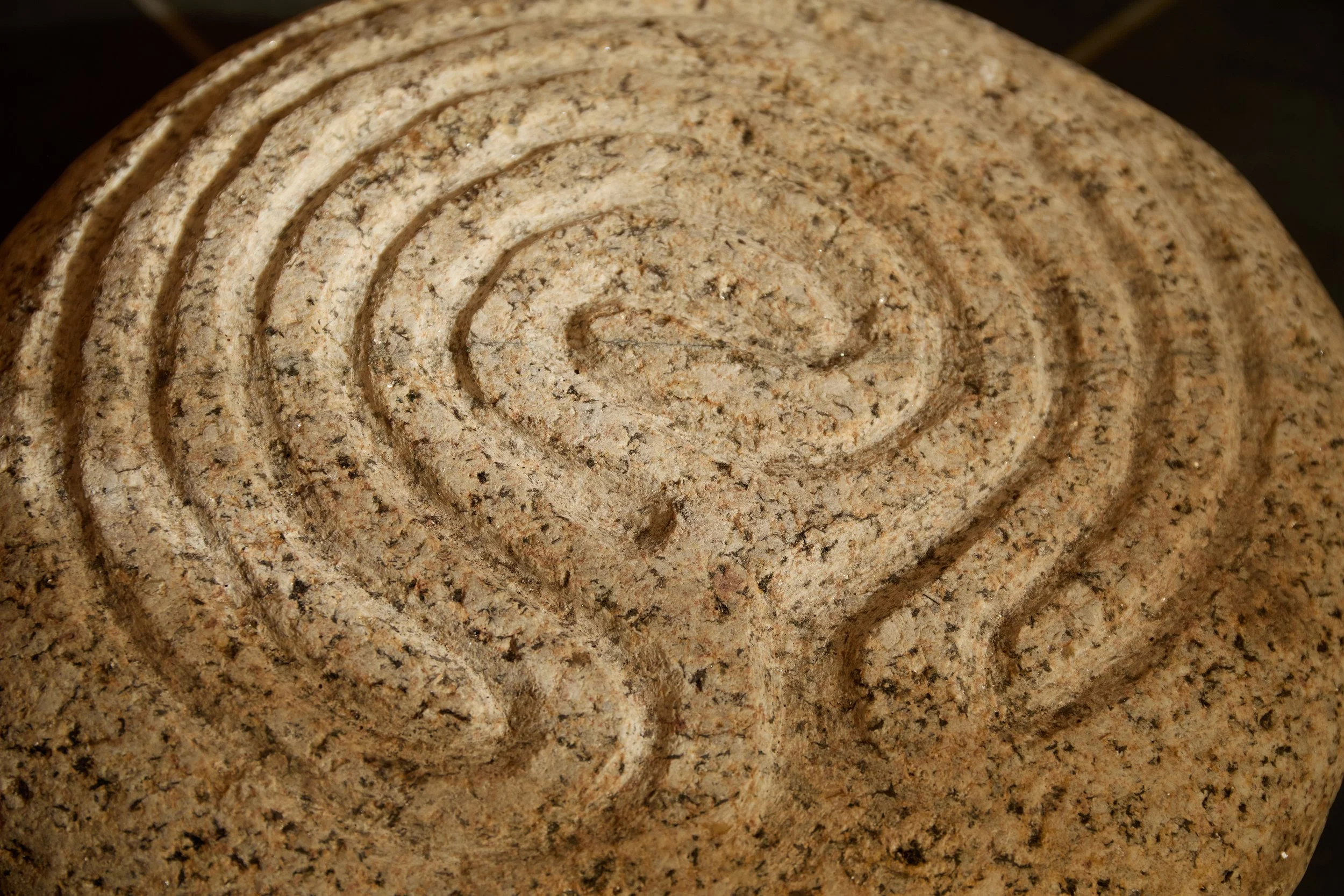Troy Labyrinth Silk Labyrinth Carved Central Stone — Vanishing Labyrinths of the Isles ...
