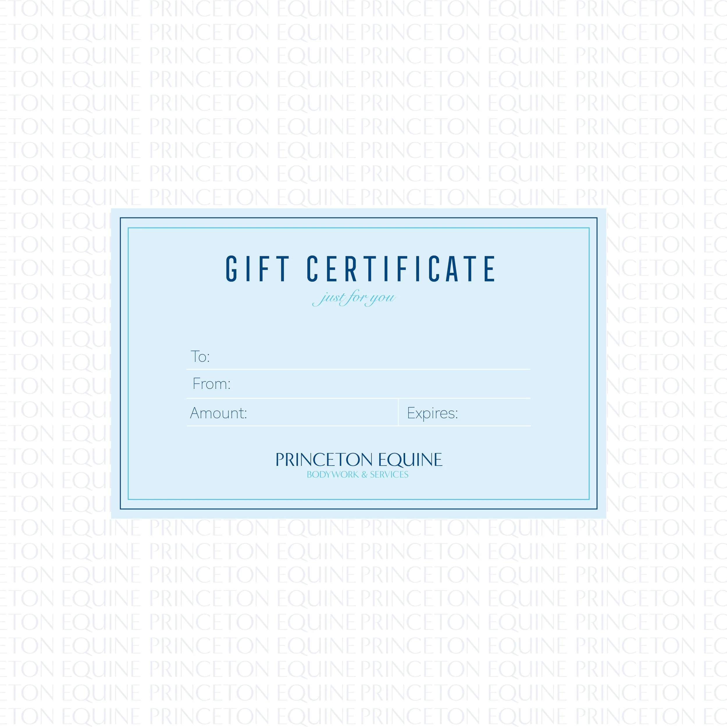 GIFT CERTIFICATE - 1 HOUR EQUINE PEMF SESSION