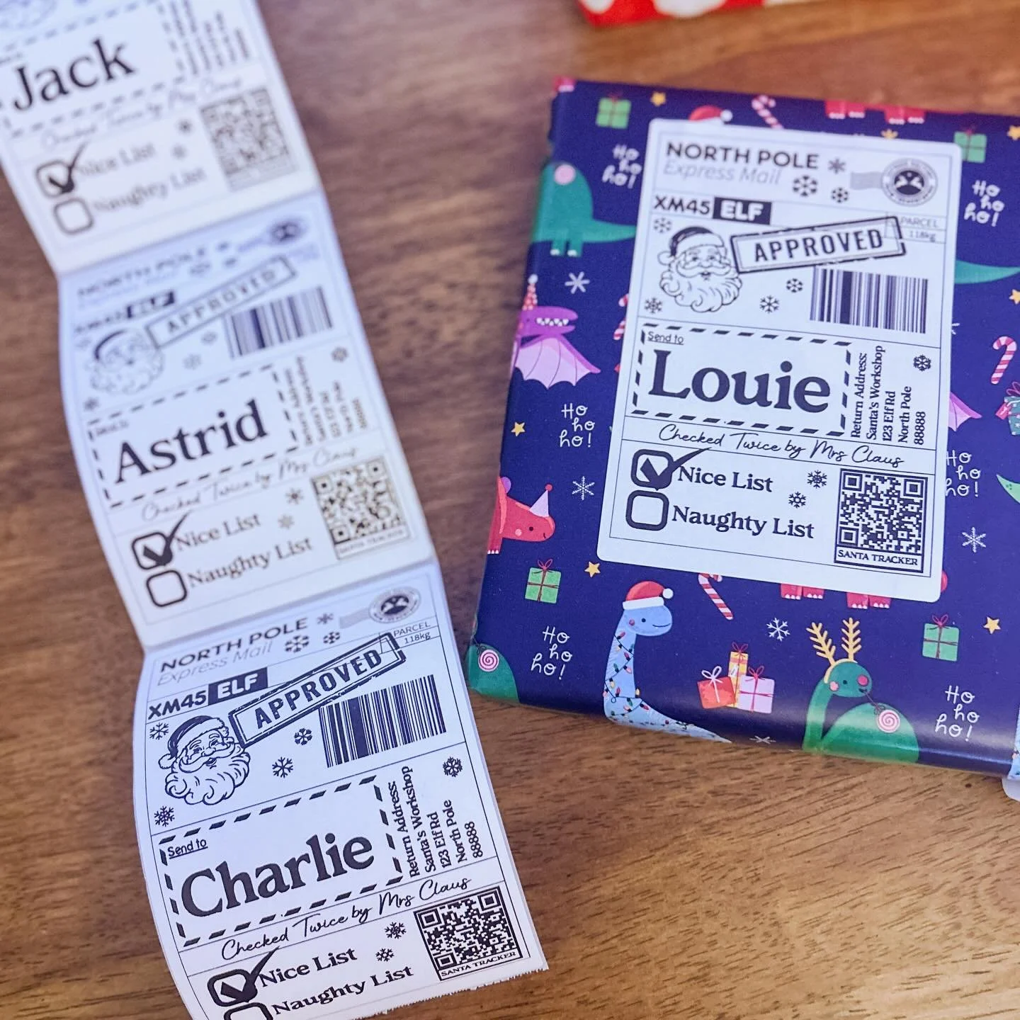 Make every gift feel extra magical ✨🎄 Custom North Pole labels turn ordinary presents into Santa-approved surprises! 

https://quirkycutters.etsy.com/listing/4417715526

#ChristmasGifts #HolidayMagic #FestiveSeason #ChristmasPackaging #SantaApproved