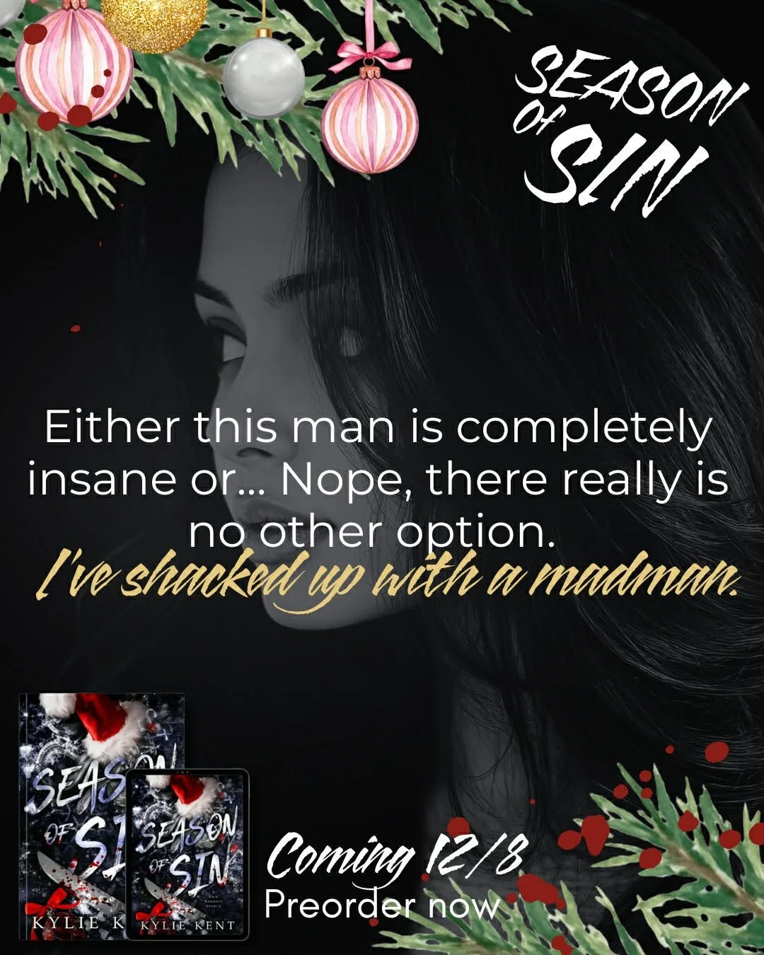 𝗡𝗢𝗪 𝗟𝗜𝗩𝗘: https://books2read.com/Sinning 

#kyliekent #seasonofsin #romancereaders #mafiaromance