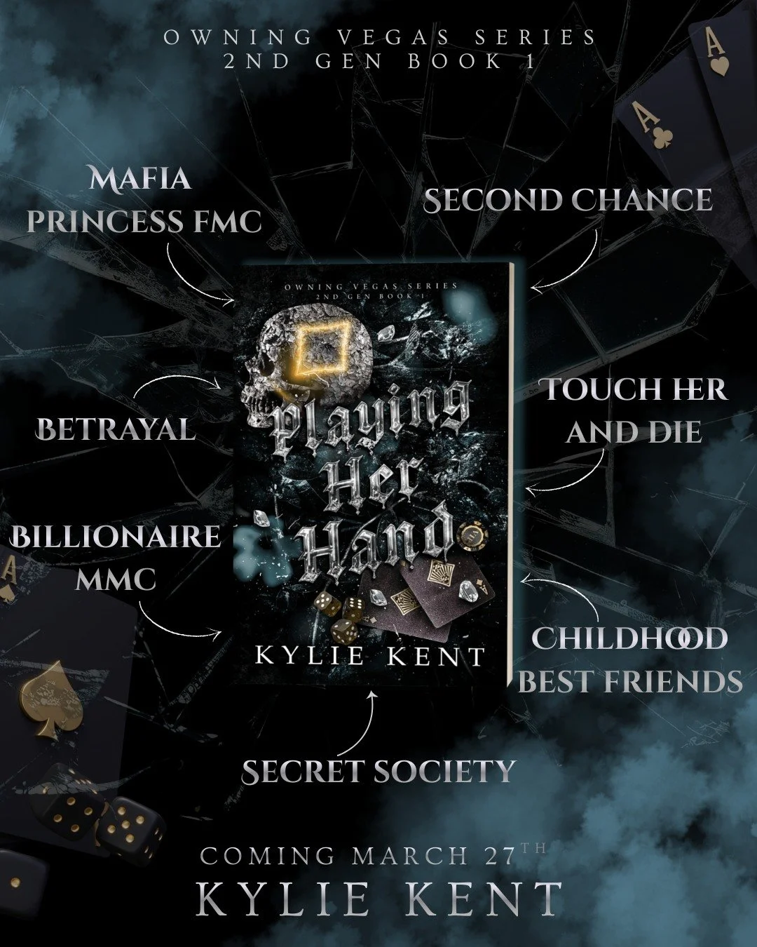 📣 𝗧𝗿𝗼𝗽𝗲 𝗥𝗲𝘃𝗲𝗮𝗹 📣

𝗣𝗹𝗮𝘆𝗶𝗻𝗴 𝗛𝗲𝗿 𝗛𝗮𝗻𝗱 𝗯𝘆 𝗞𝘆𝗹𝗶𝗲 𝗞𝗲𝗻𝘁: https://books2read.com/Jazzy

𝗪𝗵𝗶𝗰𝗵 𝗼𝗻𝗲 𝗶𝘀 𝘆𝗼𝘂𝗿 𝗳𝗮𝘃𝗼𝗿𝗶𝘁𝗲? 𝗖𝗼𝗺𝗺𝗲𝗻𝘁 𝗯𝗲𝗹𝗼𝘄 ⬇

#kyliekent #mafiaromance #secondgen #owningvegas