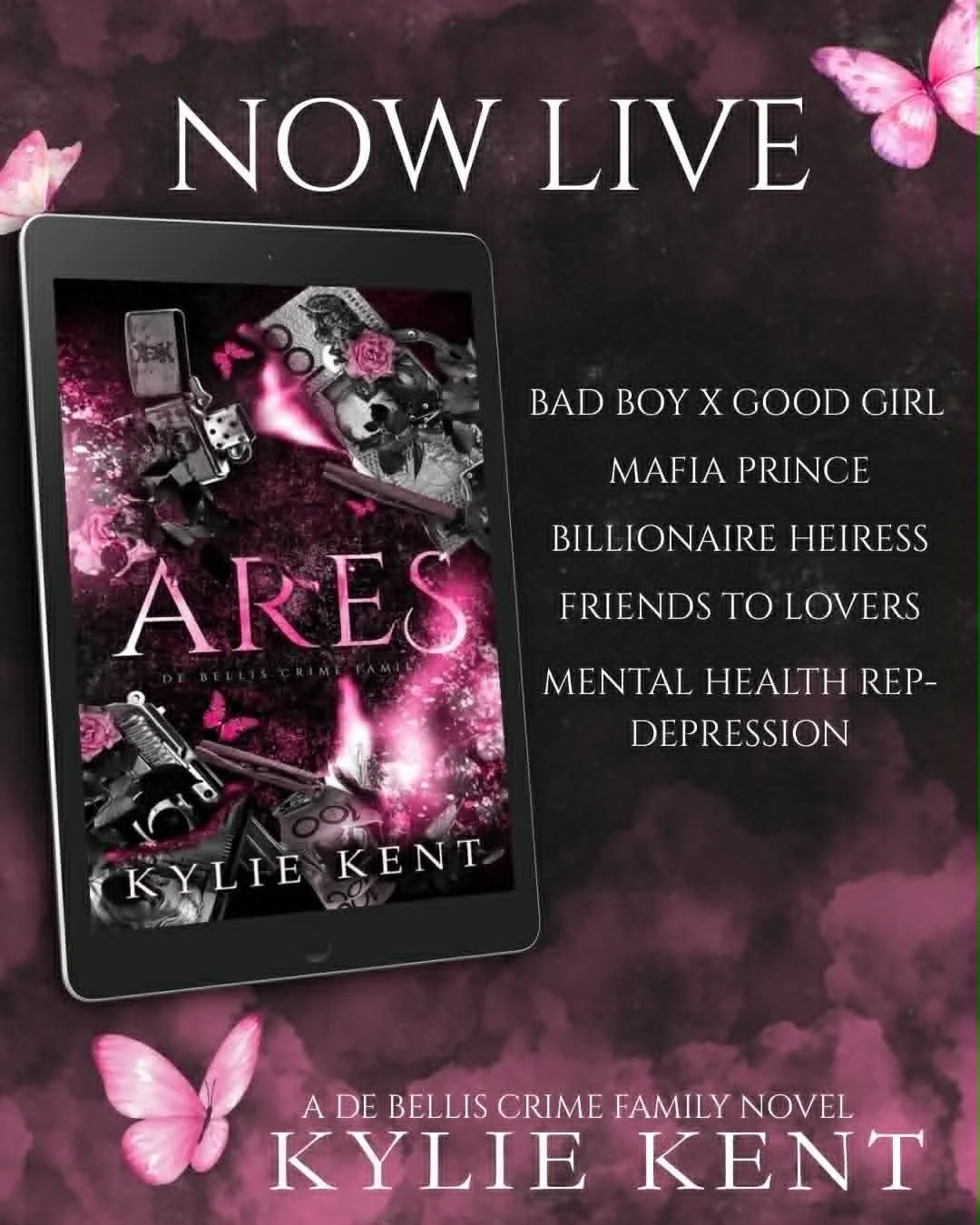 𝗡𝗢𝗪 𝗟𝗜𝗩𝗘! 

➡ https://books2read.com/aresdebellis

𝙕𝙖𝙧𝙖

𝘐 𝘩𝘢𝘷𝘦 𝘦𝘷𝘦𝘳𝘺𝘵𝘩𝘪𝘯𝘨 𝘢𝘯𝘥 𝘯𝘰𝘵𝘩𝘪𝘯𝘨 𝘢𝘵 𝘵𝘩𝘦 𝘴𝘢𝘮𝘦 𝘵𝘪𝘮𝘦.

𝘼𝙧𝙚𝙨

𝘐&rsquo;𝘮 𝘪𝘯𝘲𝘶𝘪𝘴𝘪𝘵𝘪𝘷𝘦 𝘣𝘺 𝘯𝘢𝘵𝘶𝘳𝘦. 𝘐 𝘭𝘪𝘬𝘦 𝘬𝘯𝘰𝘸𝘪𝘯𝘨 𝘩𝘰