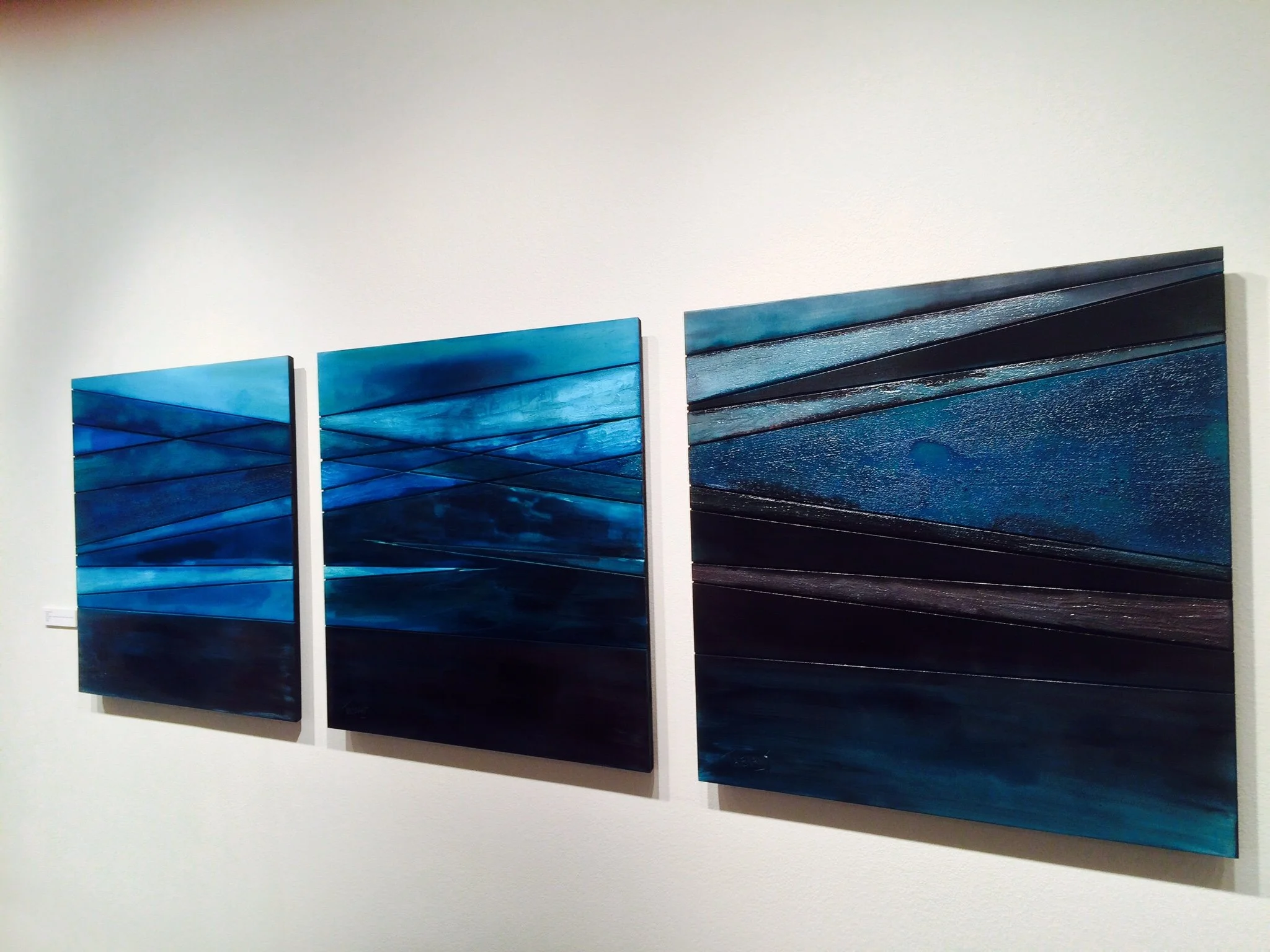 Emargination Triptych 3 @ 30”x30”