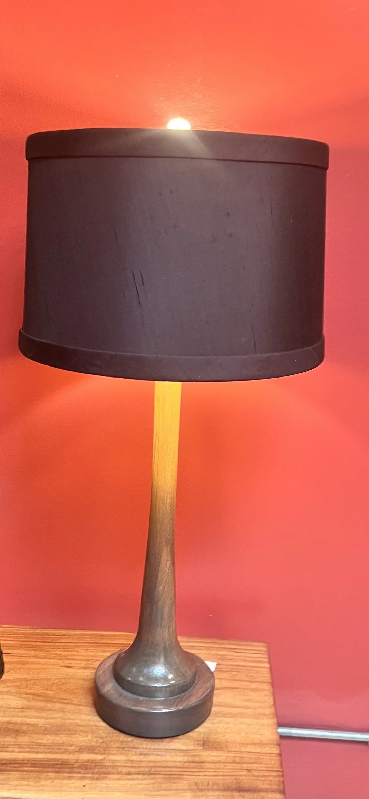 Walnut Lamp