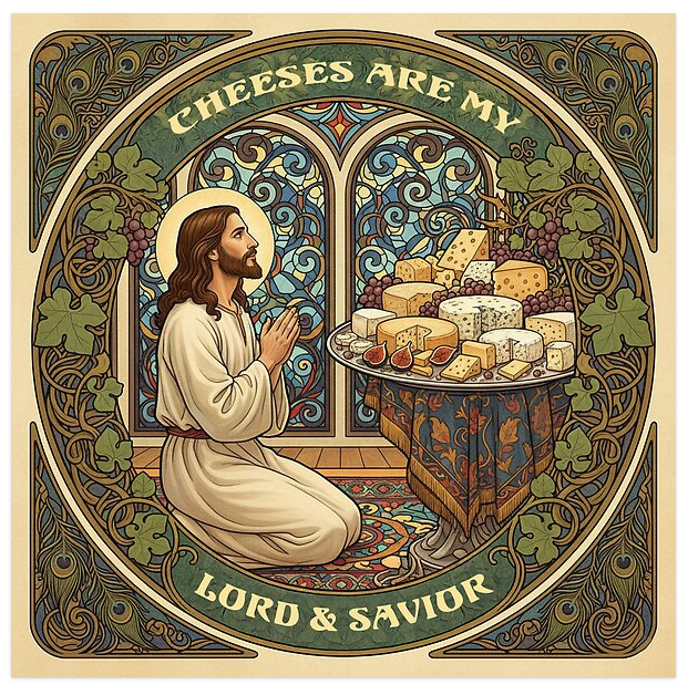 Cheeses Are My Lord And Savior