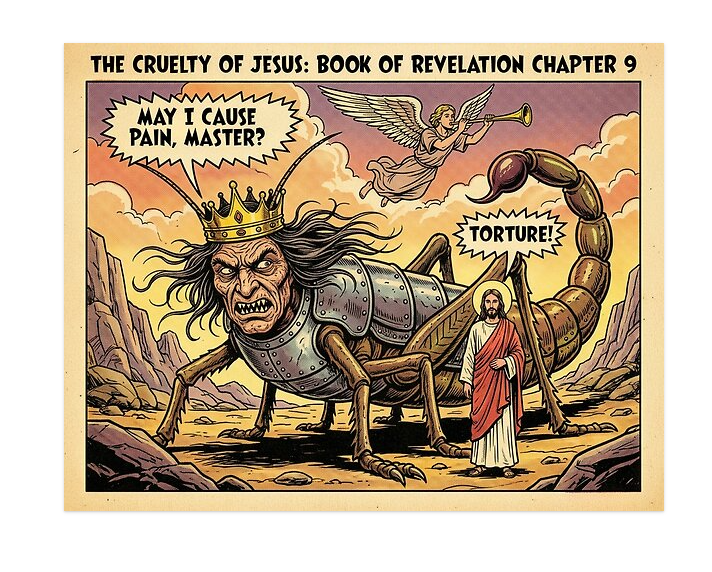 The Cruelty of Jesus Book of Revelation Chapter 9