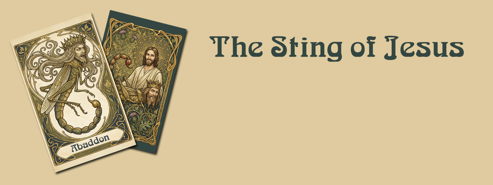The Sting of Jesus card game
