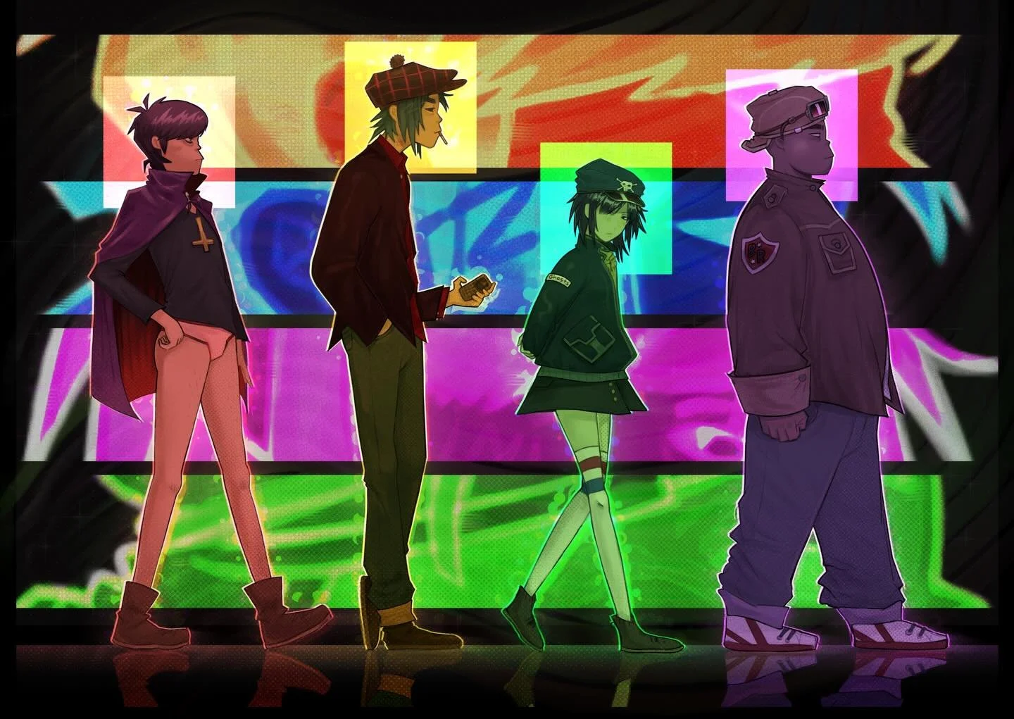 Demon Days 😈
.
.
.
We are ignoring the fact that I started&lrm; this drawing 3 weeks ago- my excuse is that I&rsquo;ve been busy 😅
#demondays #gorillaz #demondaysgorillaz