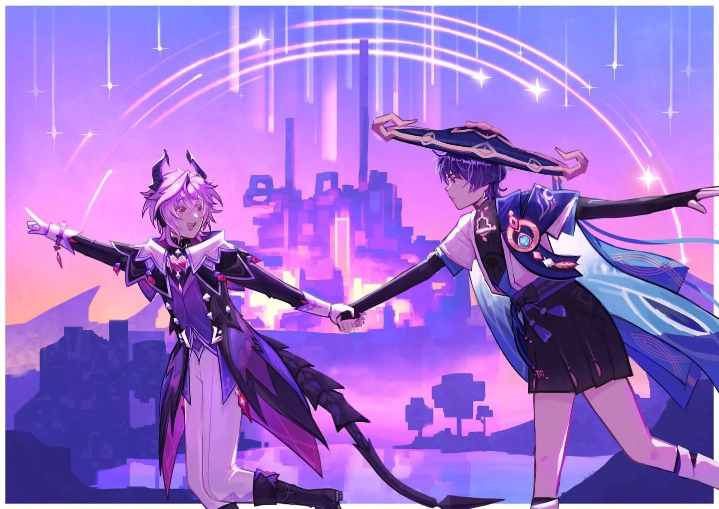 I LOVE THEM SM AUSHAHSISK 🥹🥹
.
.
.
not me starting this before 6.2 ☠️ I procrastinated way too much on this drawing 😭💔
#genshinimpact #wanderergenshinimpact #genshinimpactfanart