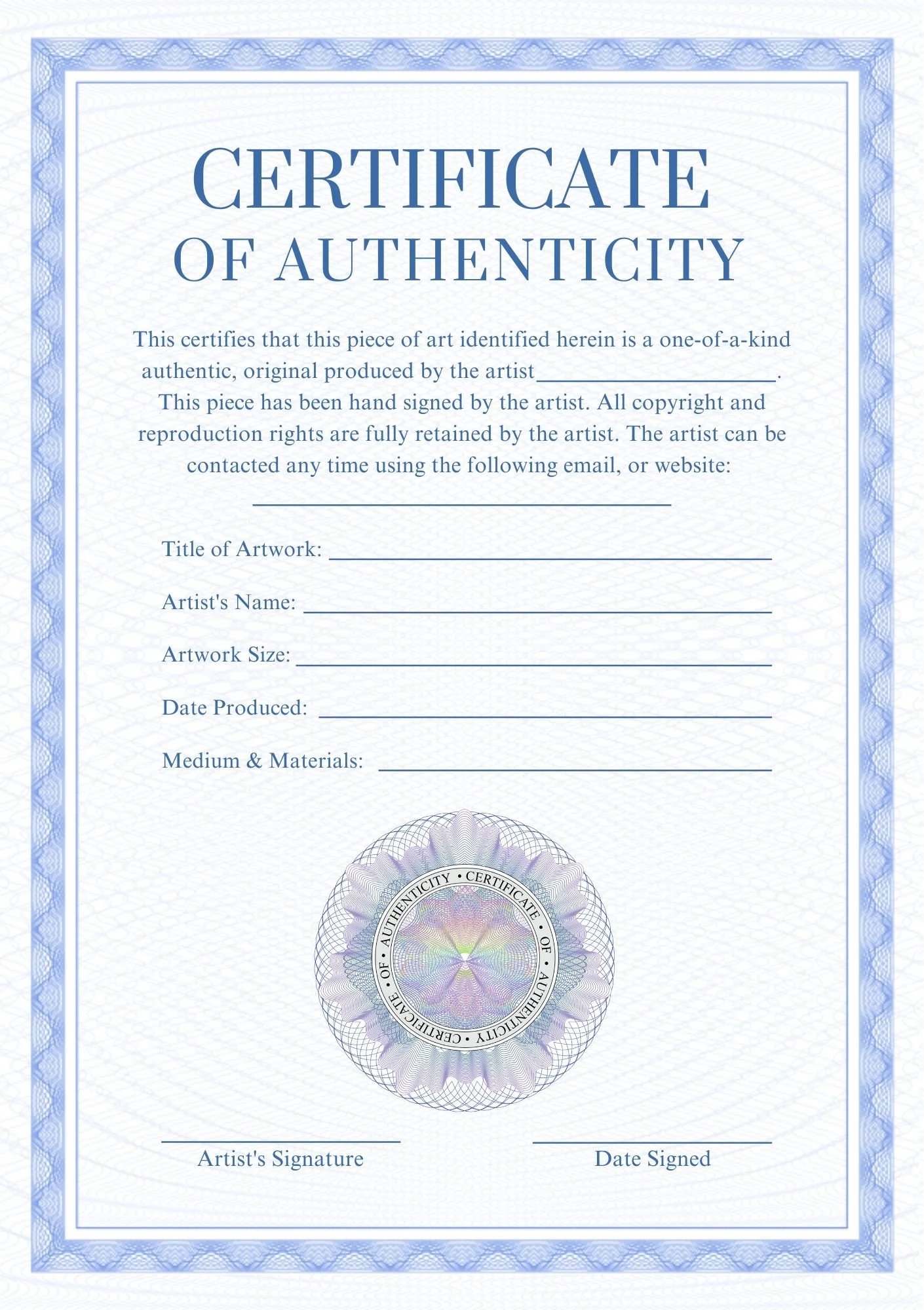 Authenticity - Packaging