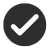 A checkmark inside a circle, indicating approval or confirmation.